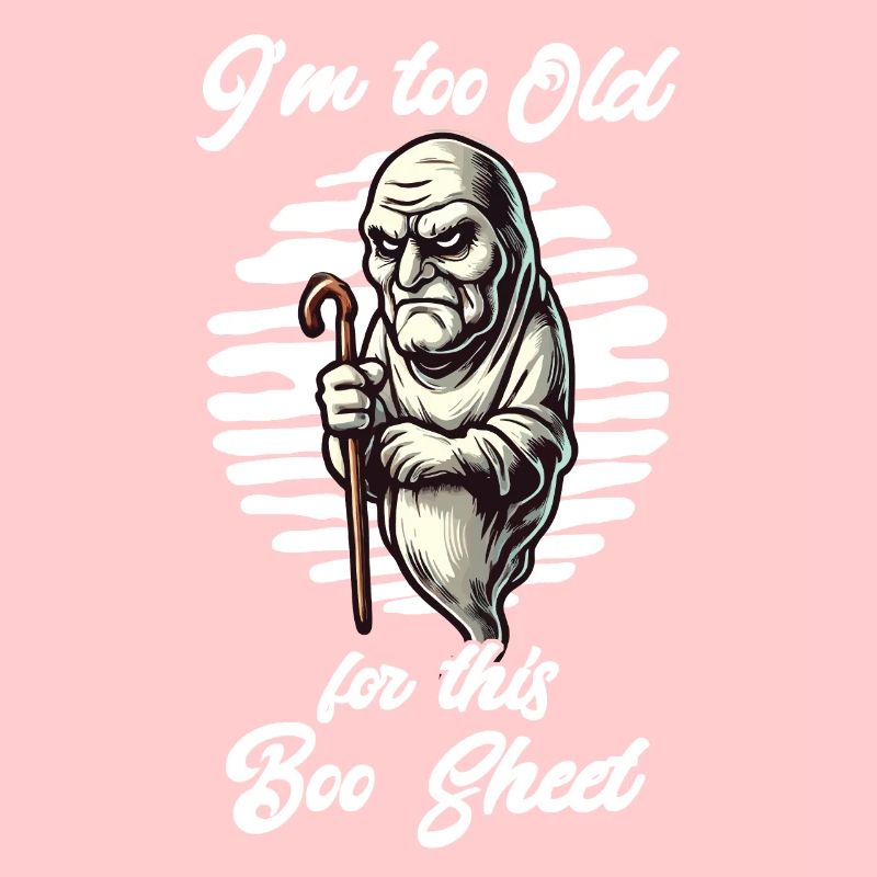 Boo Sheet Geist Lustiges Spruch Design