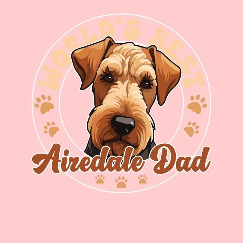 Airedale Terrier Dog Airedale Dad