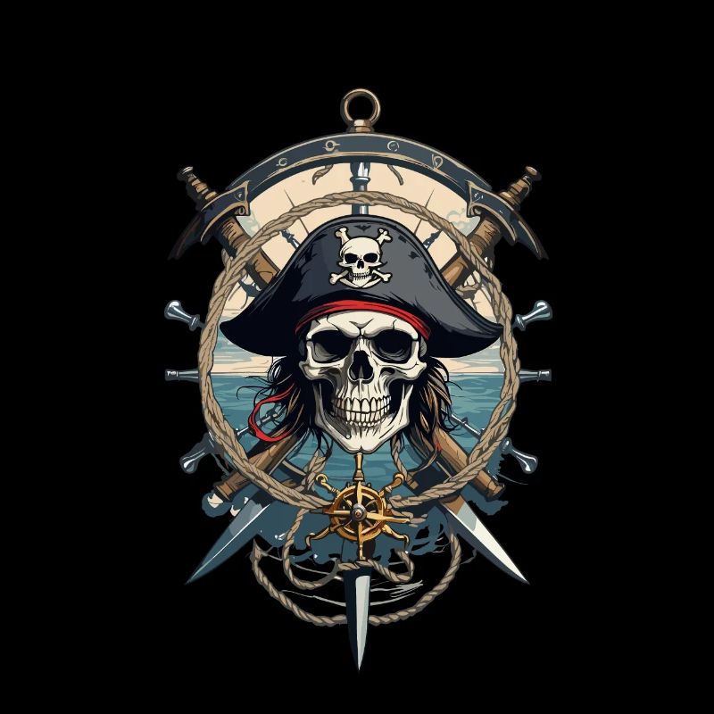 Drapeaux de pirate crâne Jolly Roger costume de pirate