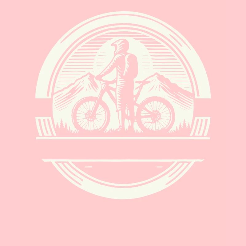 vélo de montagne cycliste texte auto-conception