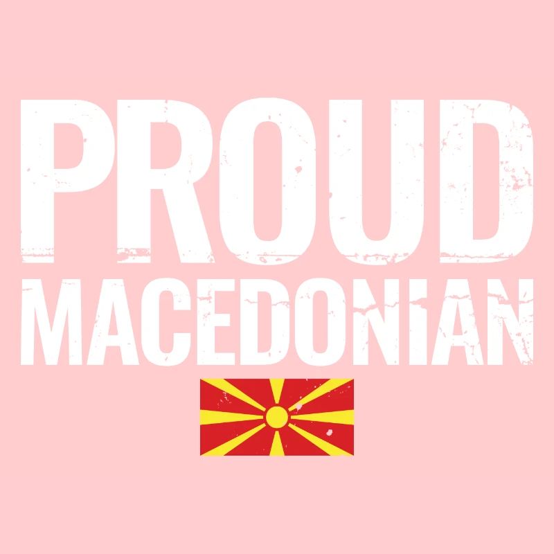 Fier drapeau macédonien macédonien