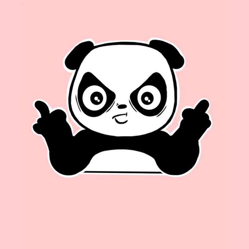 Panda - Mittelfinger