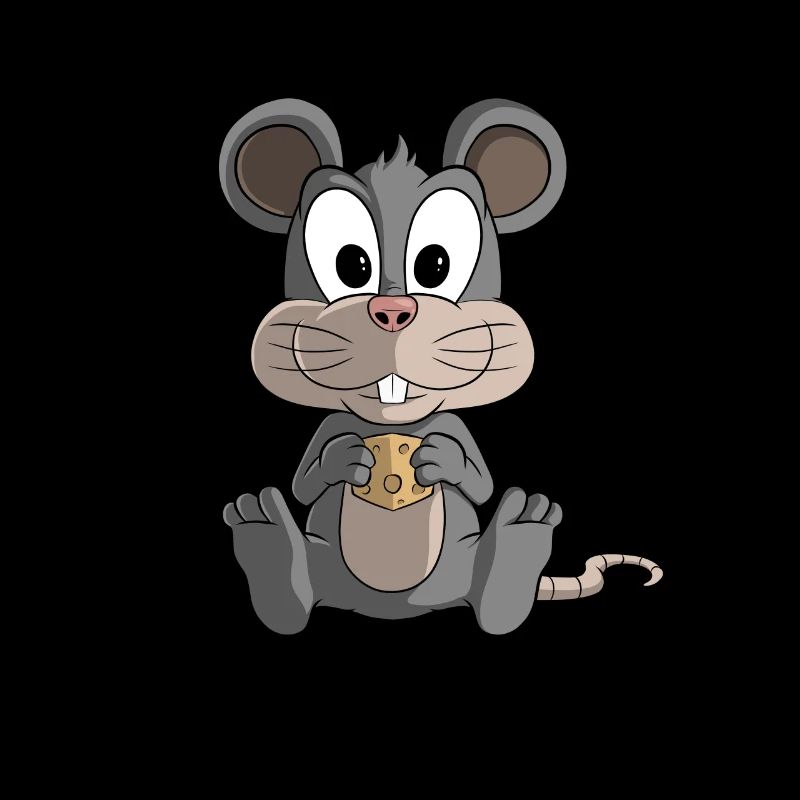 Souris de dessin animé mignonne