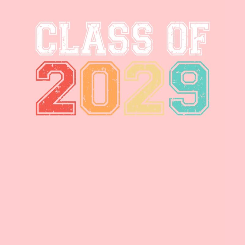 Klasse von 2029 Abschluss Retro Vintage
