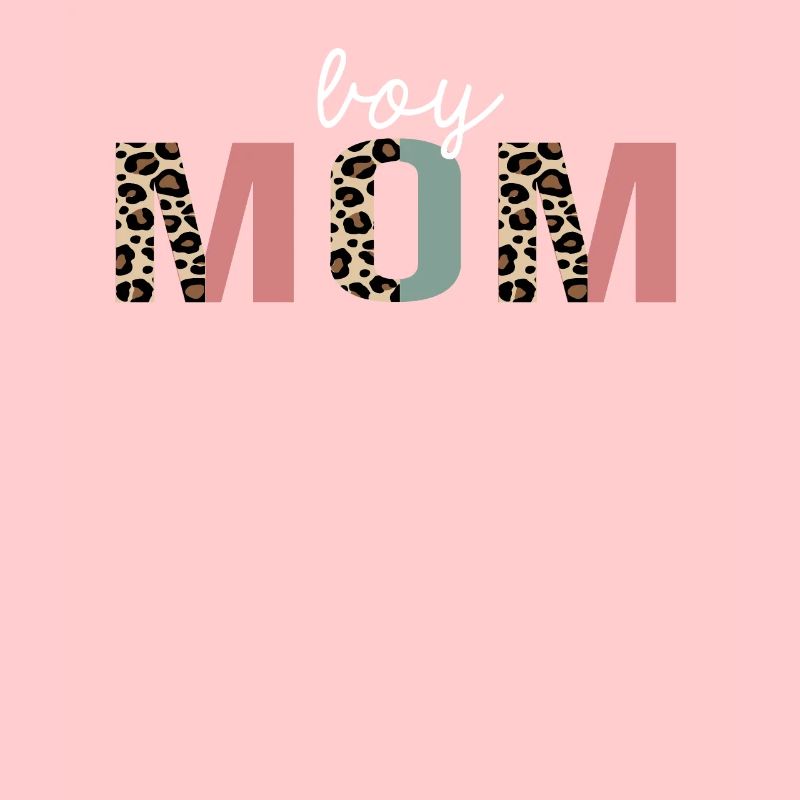 Junge Mama Leopard Print Lustiges Geschenk