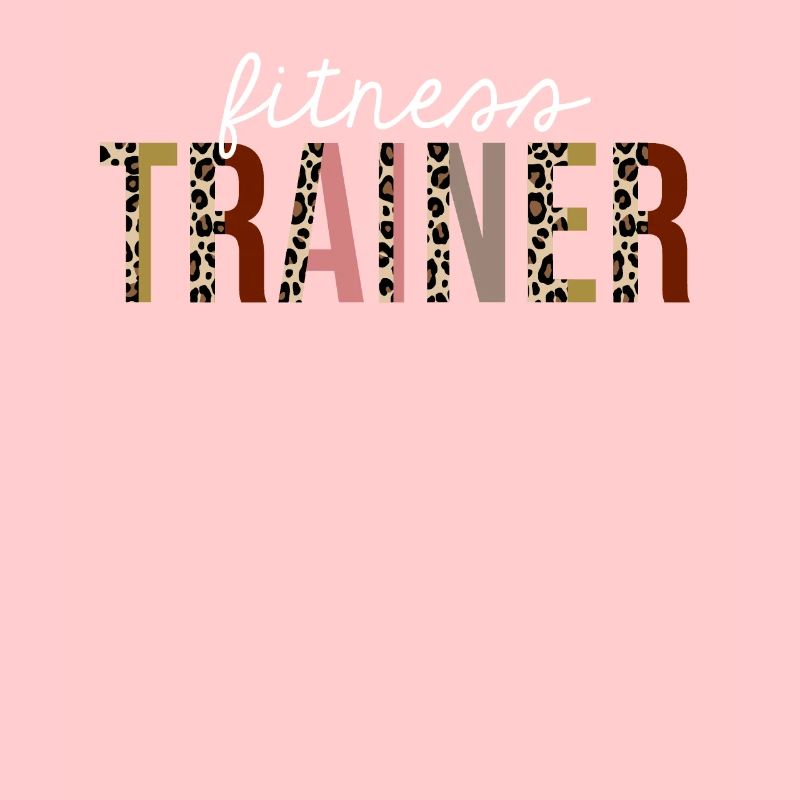 Fitness Trainer Leopard Print Funny Gift