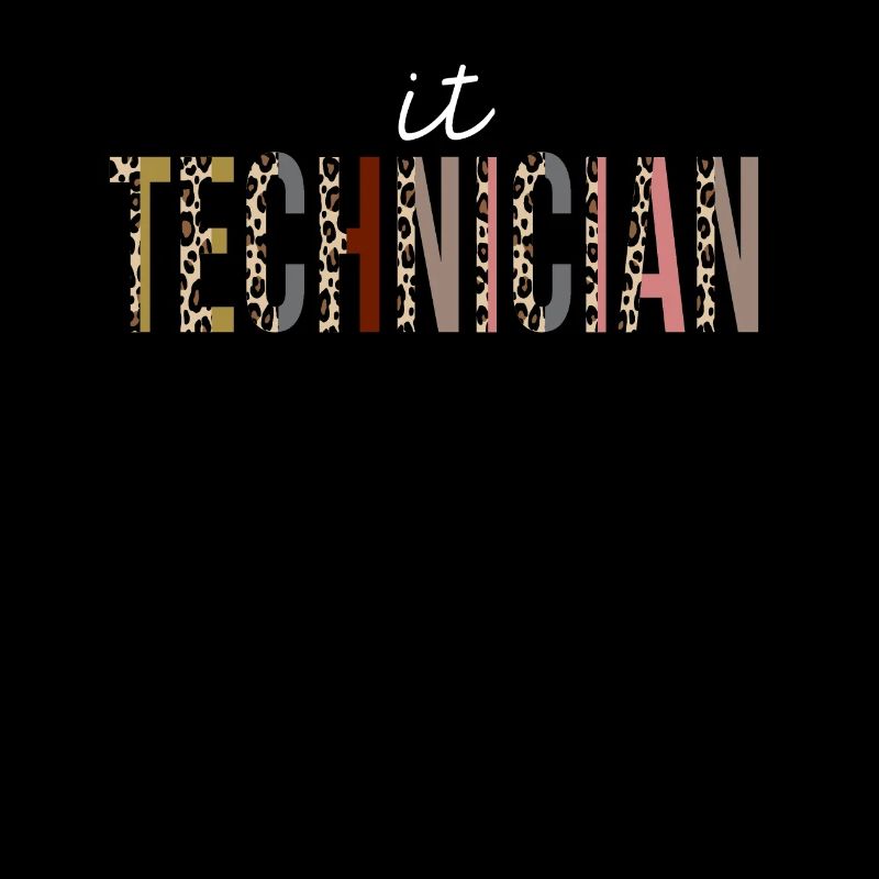 IT-Techniker Leopardenprint lustiges Geschenk