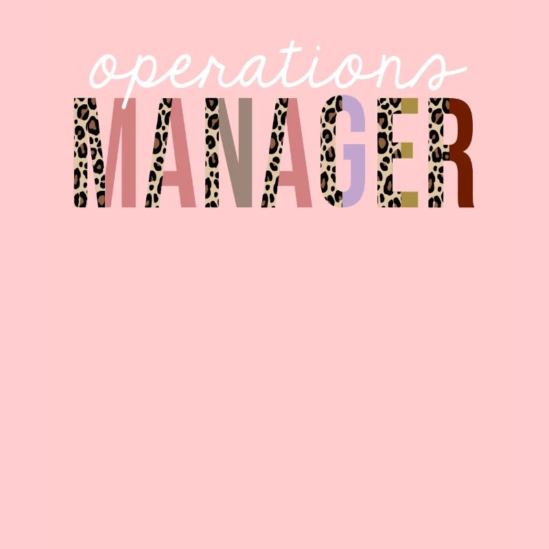 Directeur des opérations Leopard Print Funny Gift