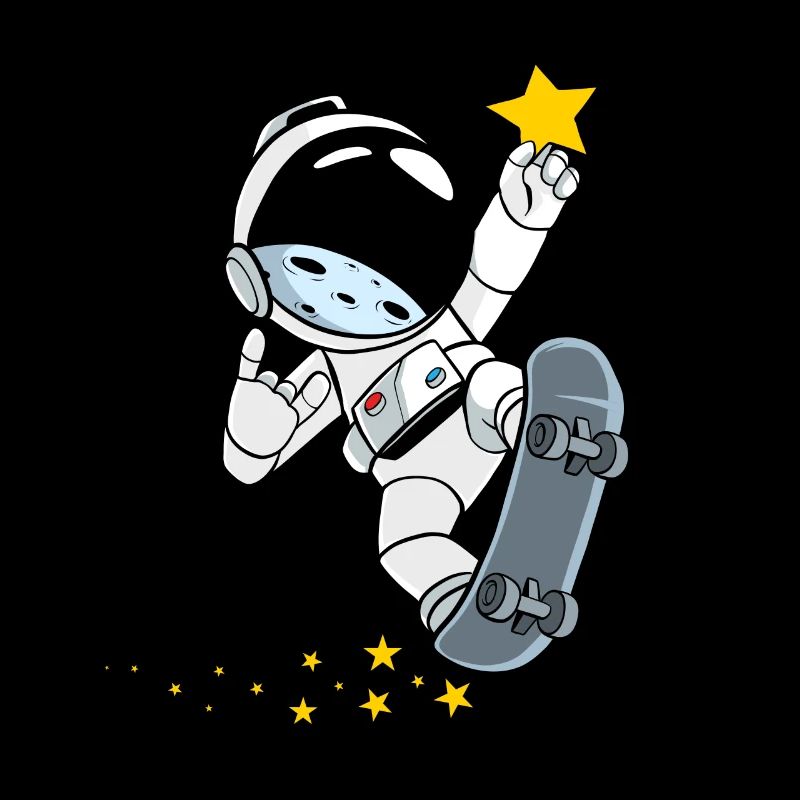 Astronaute Skater Stern