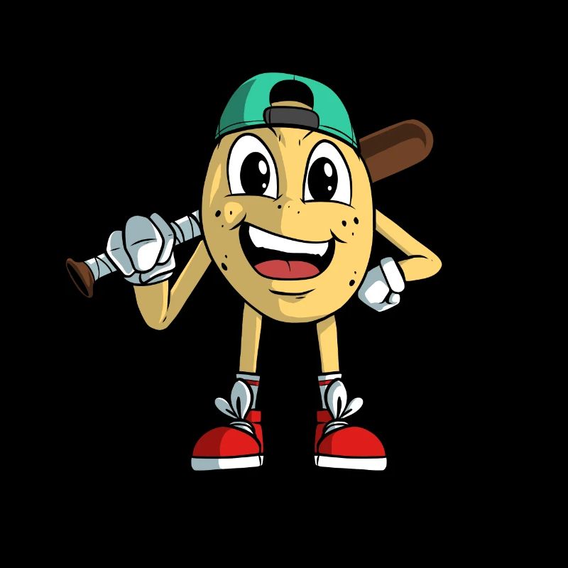 potato baseball player baseball