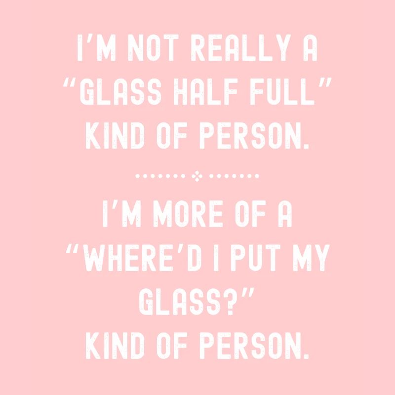 Glas halb voll oder leer