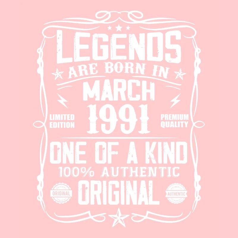March 1991 Vintage 33 Year Anniversary Gift