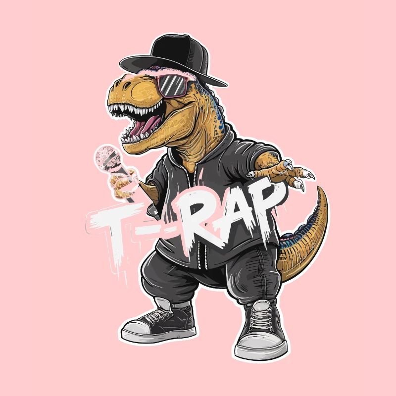 T-Rap Dinosaurier Rapper