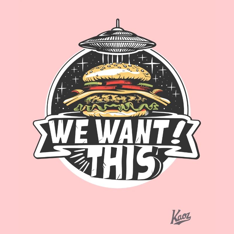 Alien UFO Entführung eines Burger