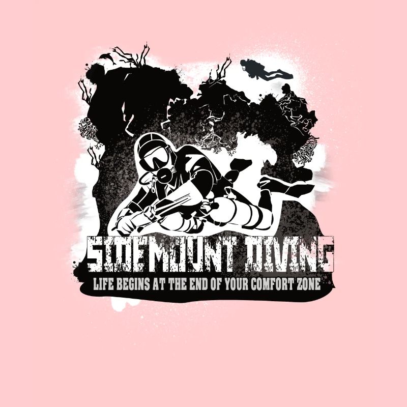 Sidemount Diving Reef Fin de la zone de confort
