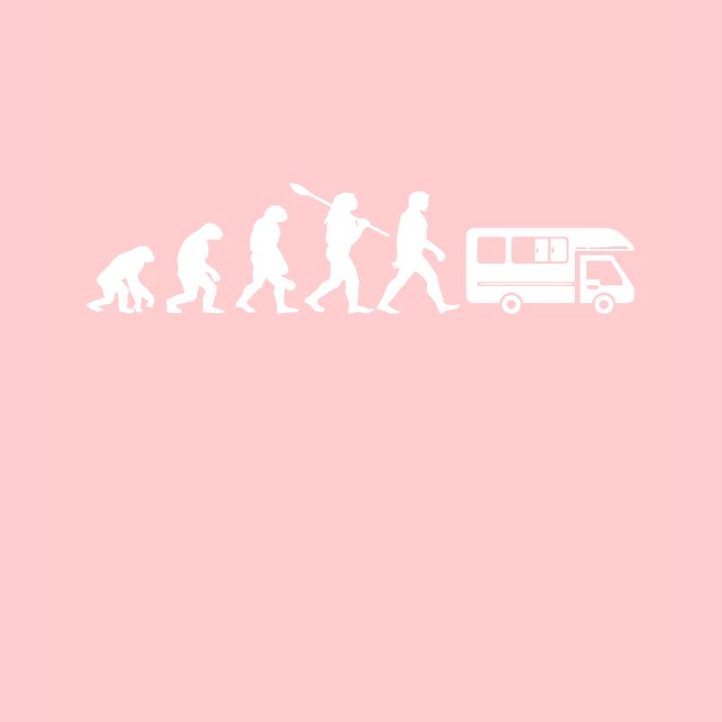 Evolution Camping Car Humor Geschenk