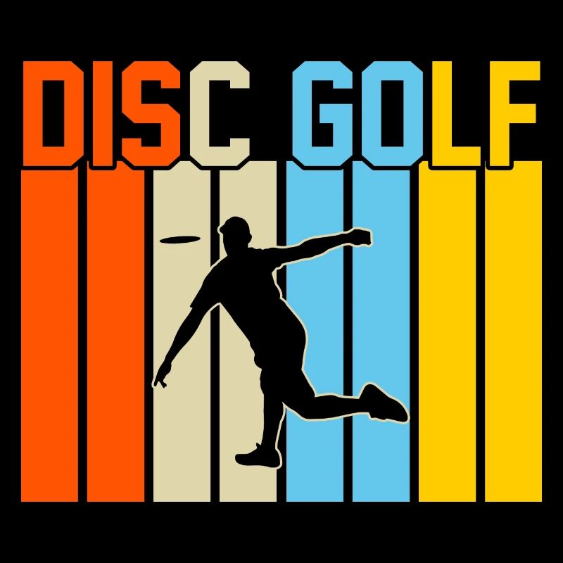 Scheibengolf Retro-Design Scheibengolf Geschenk