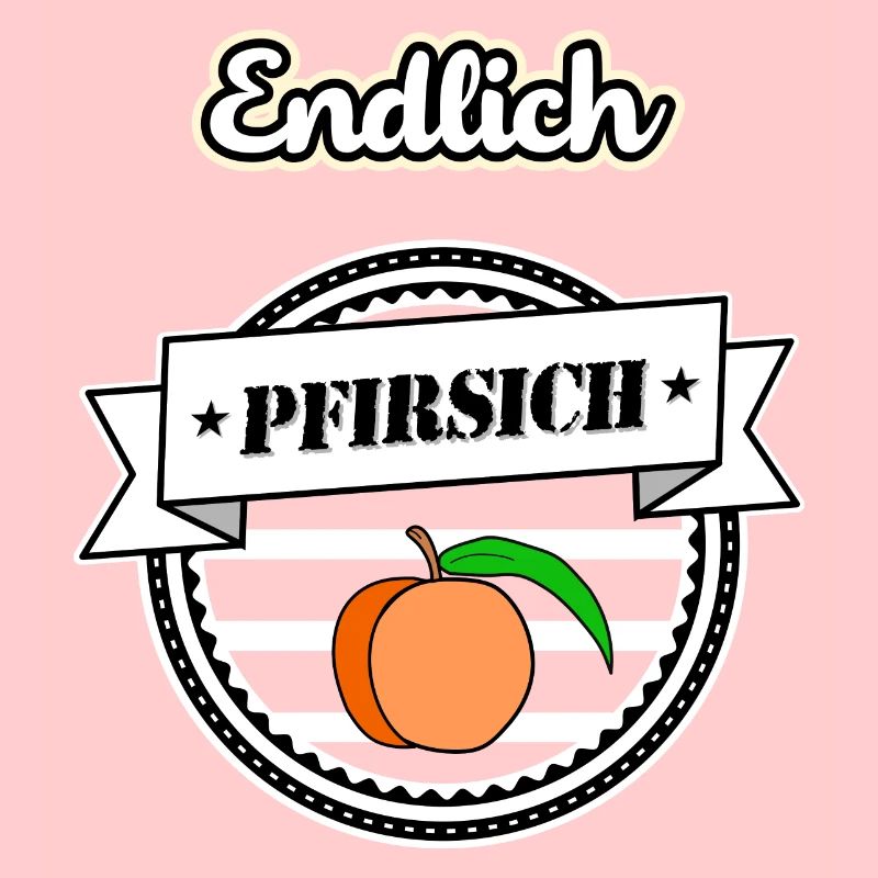 Endlich Pfirsich - 40 Vierzig sw