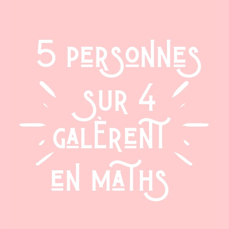 5 personnes sur 4 sont nulles en maths