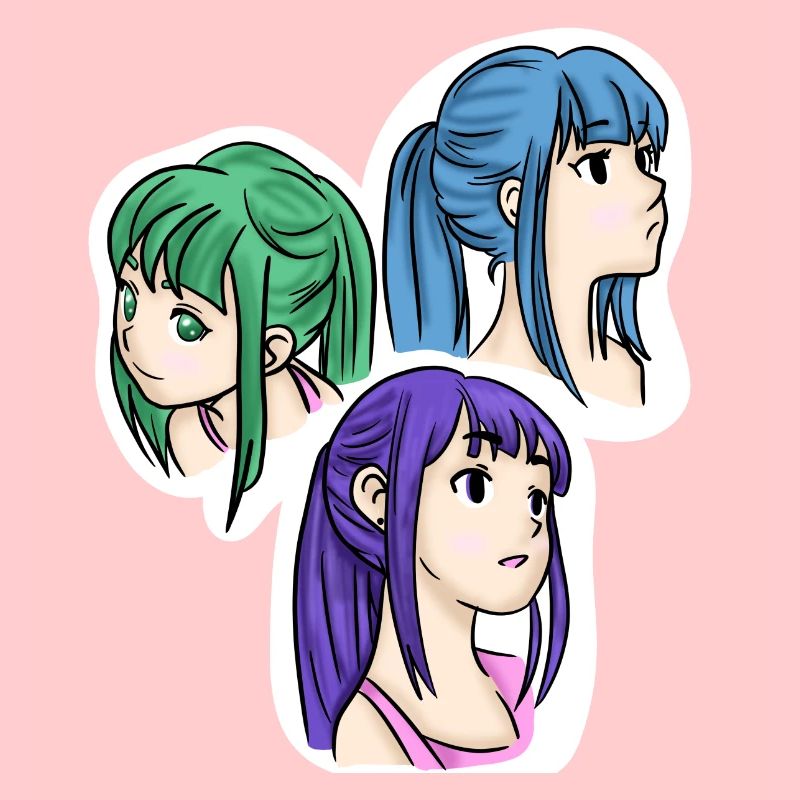 Die Drillinge 💚💜💙