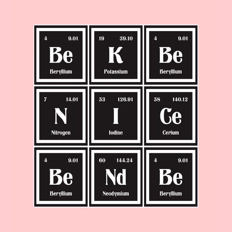 Sei nett Sei freundlich | Periodensystem der Elemente