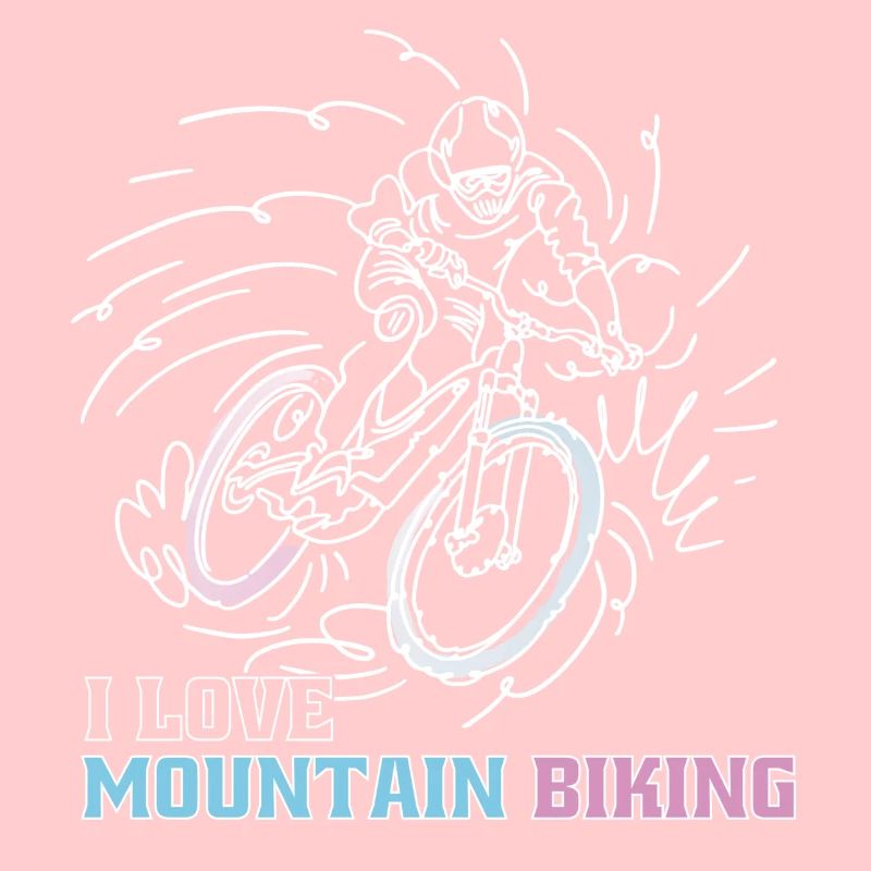 Ich liebe Mountain Biking