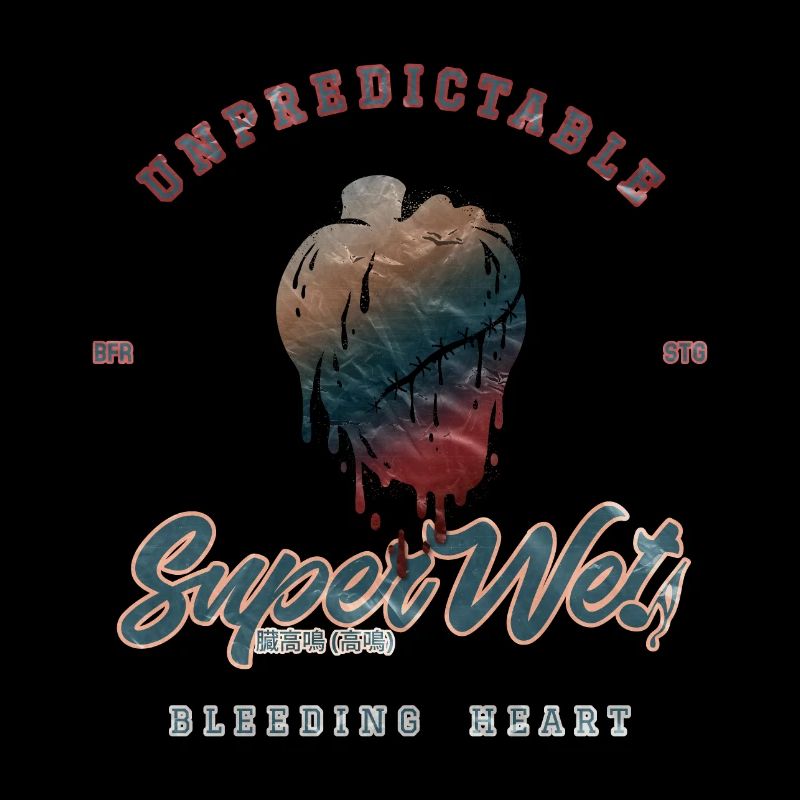 Unpredictable bleeding heart (weathered)