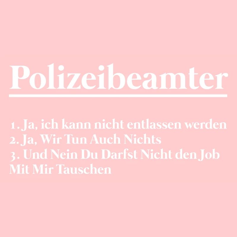Polizeibeamter Beruf Polizei Geschenk