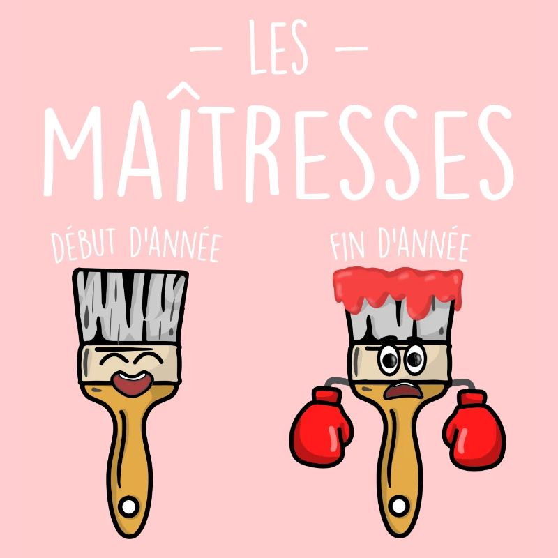 Les maîtresses en début et fin d'année