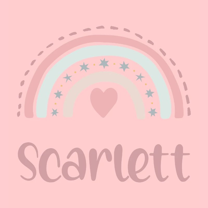 Scarlett Name Regenbogen