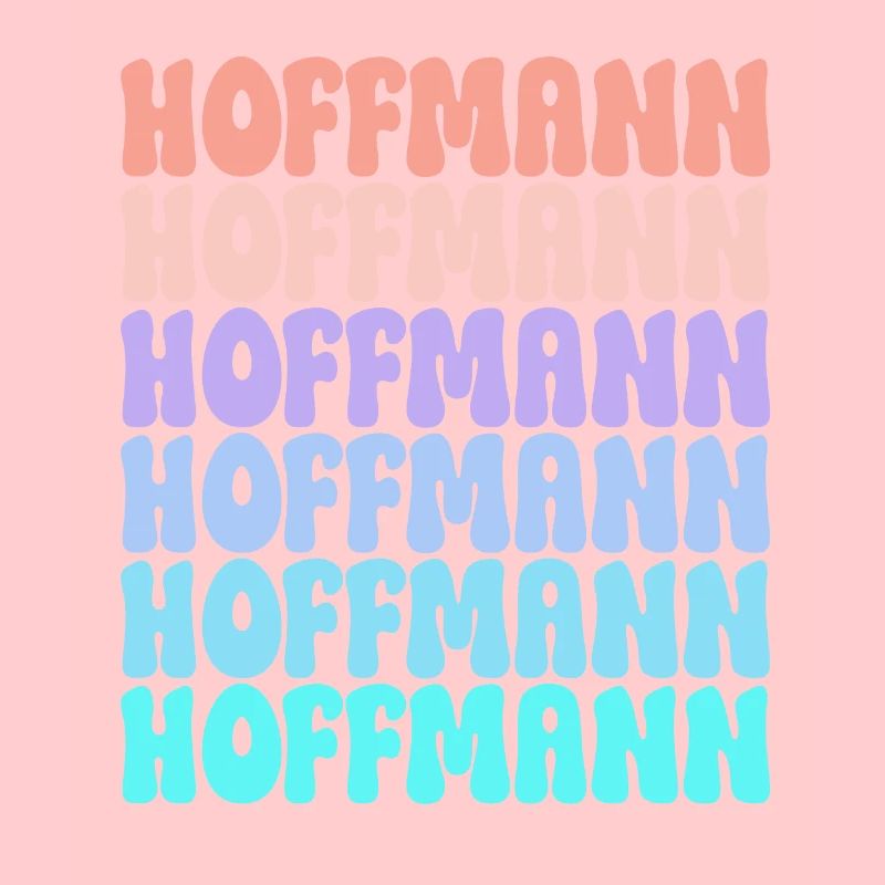 Hoffmann Retro Nachname Geschenkidee