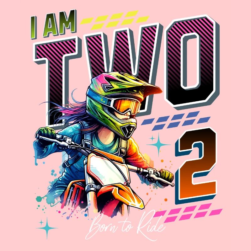 Motocross Mädchen 2. Geburtstag