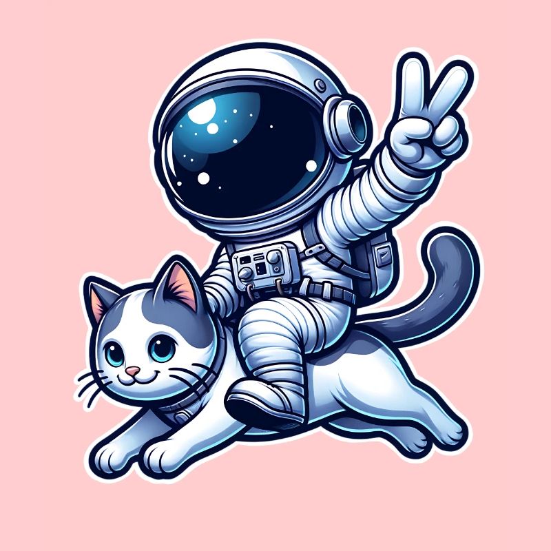Astronaut Katze