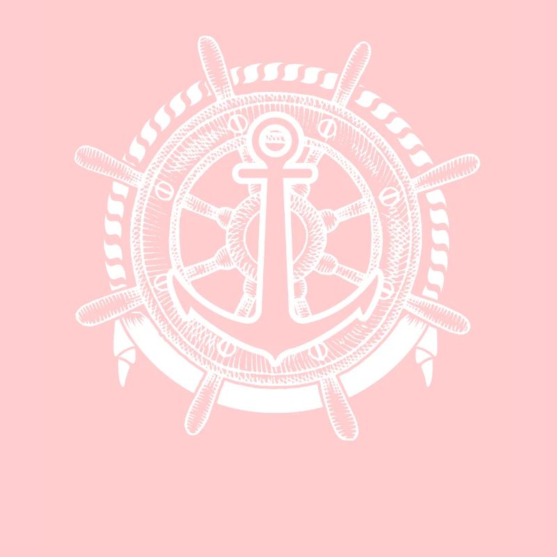 Volant de bateau Captain Sailing avec ancre