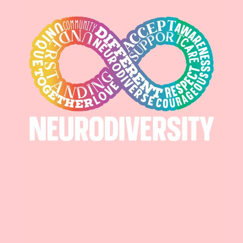 Neurodiversité Neurodivergent Rainbow Infinity