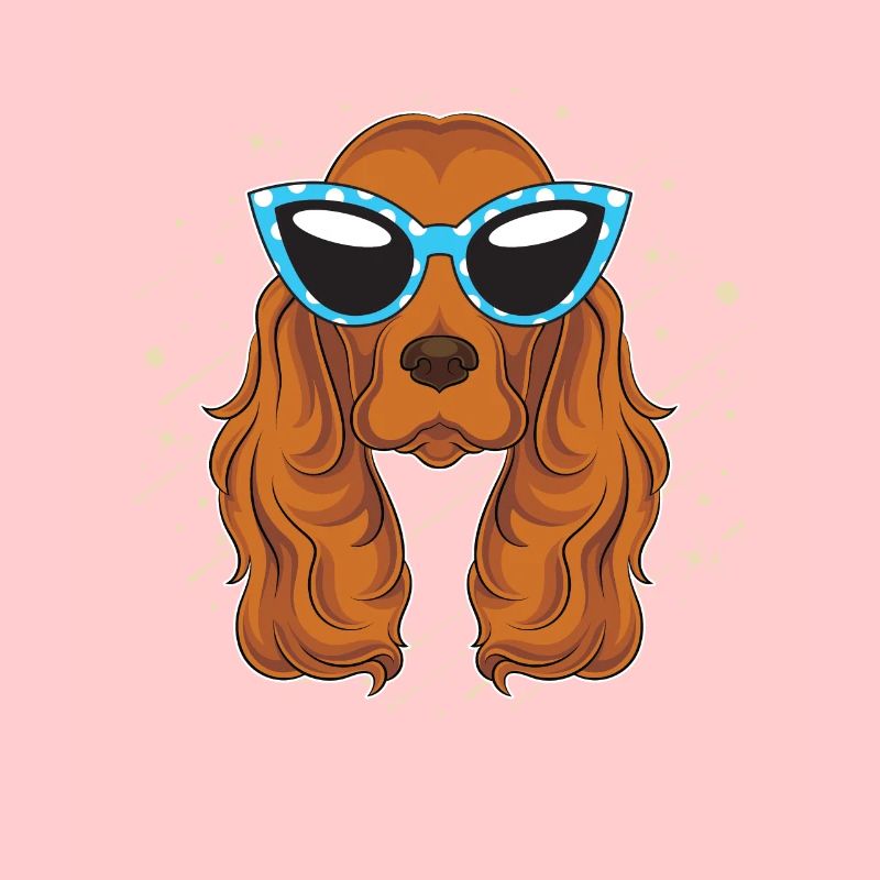 Hundebesitzer Sonnenbrille Geschenk Cocker Spaniel