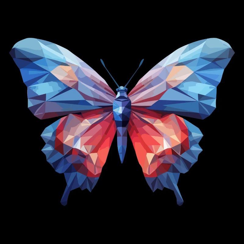 Blauer Morpho-Schmetterling