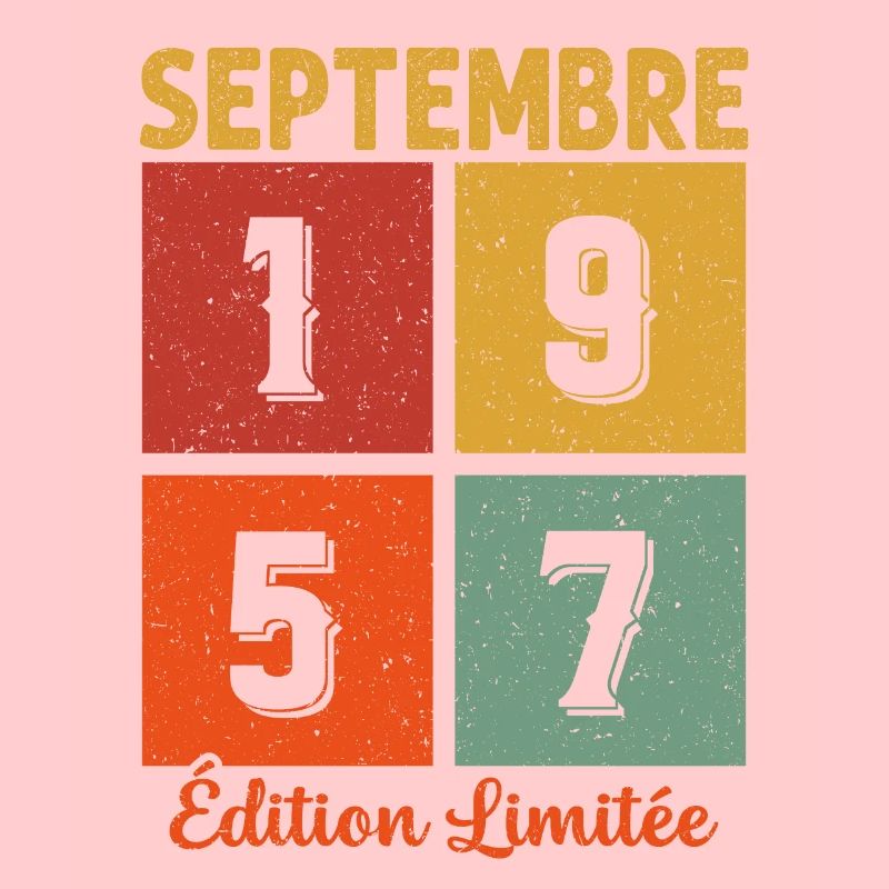 Septembre 1957 Original Idée Cadeau Anniversaire