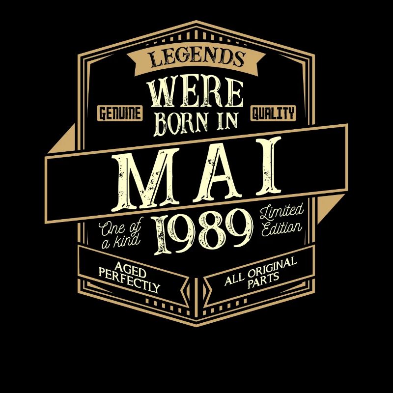 Mai 1989 Geburtstag Mann