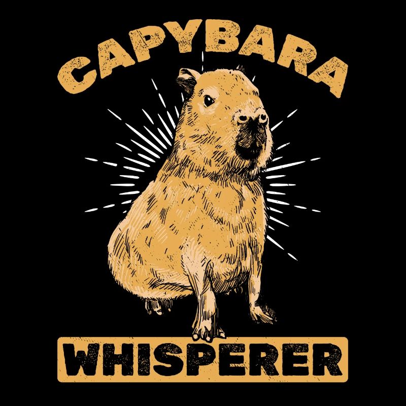 Capybara Whisperer Drôle de Capybaras