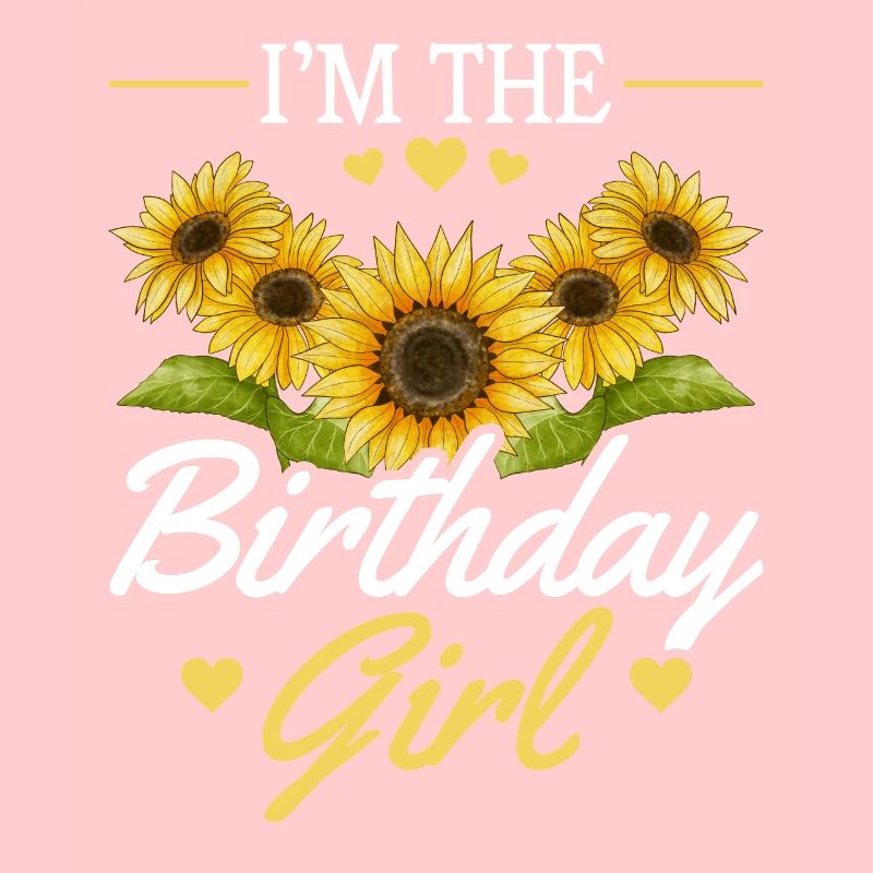 Geburtstag Mädchen Sonnenblume Mädchen Blume