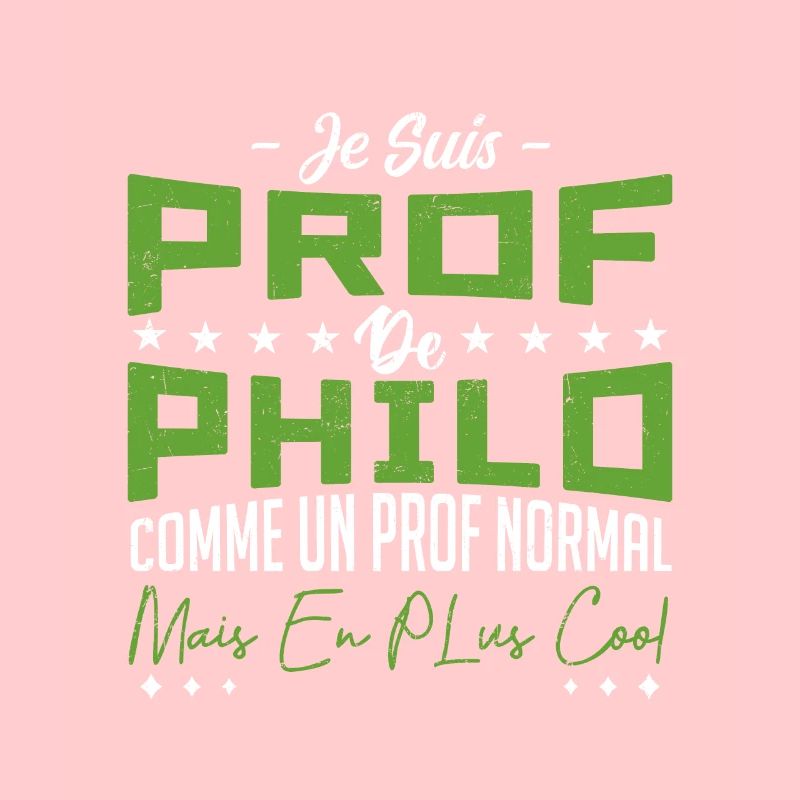 Je suis un prof de philo