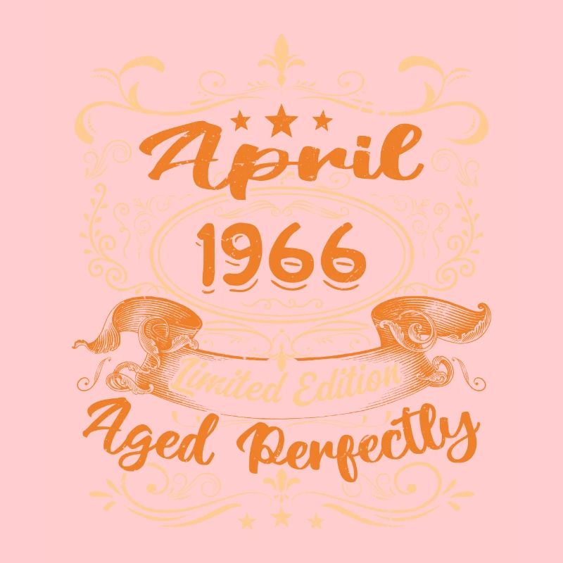 Anniversaire Vintage Idée Cadeau Avril 1966