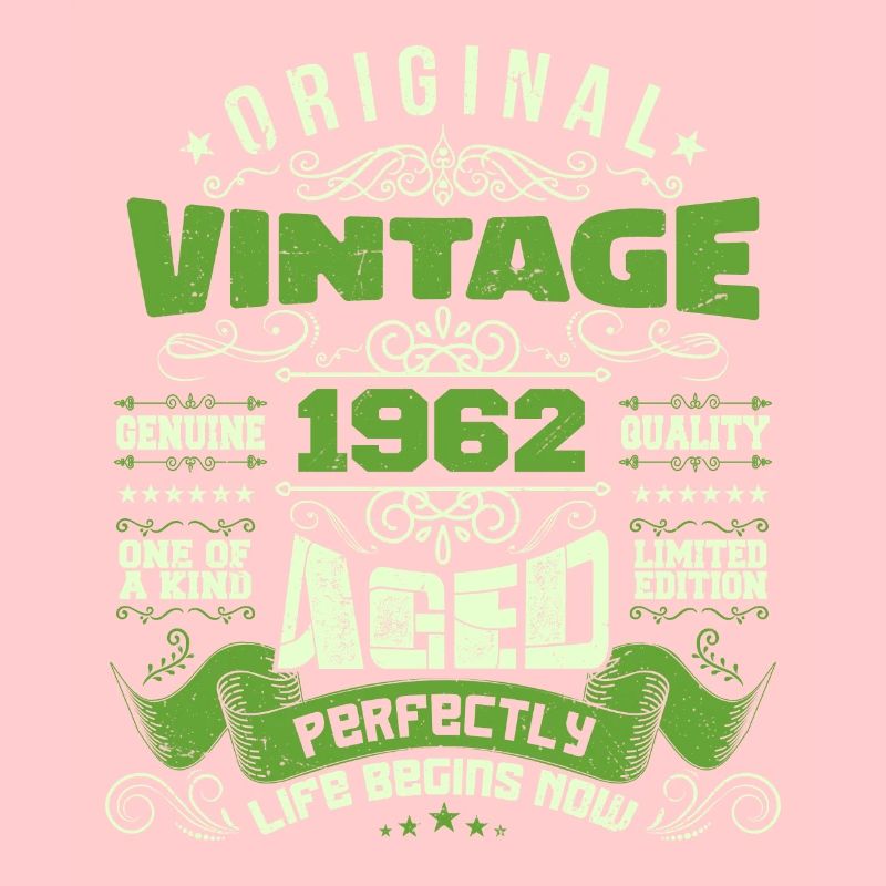Vintage Geburtstag 1962 - Retro Geschenk