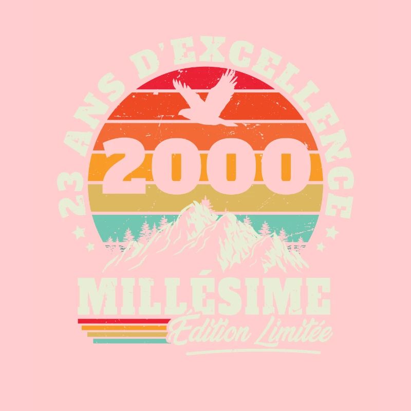 Vintage 2000 23 years birthday gift