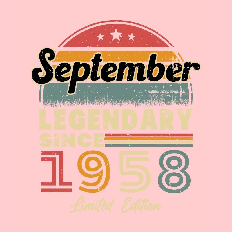 September 1958 Vintage Retro Geburtstagsgeschenk