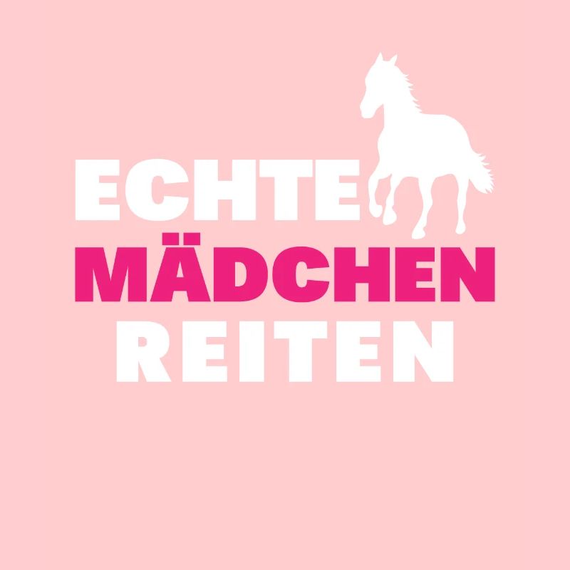 Echte mädchen reiten