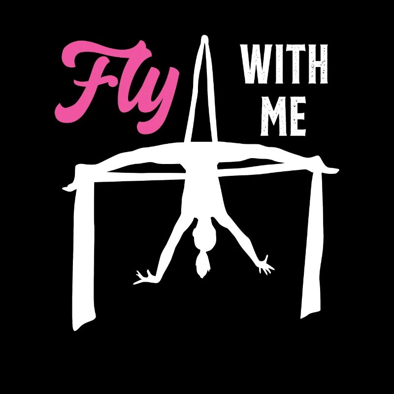 Voler avec moi Antenne en soie pour cirque