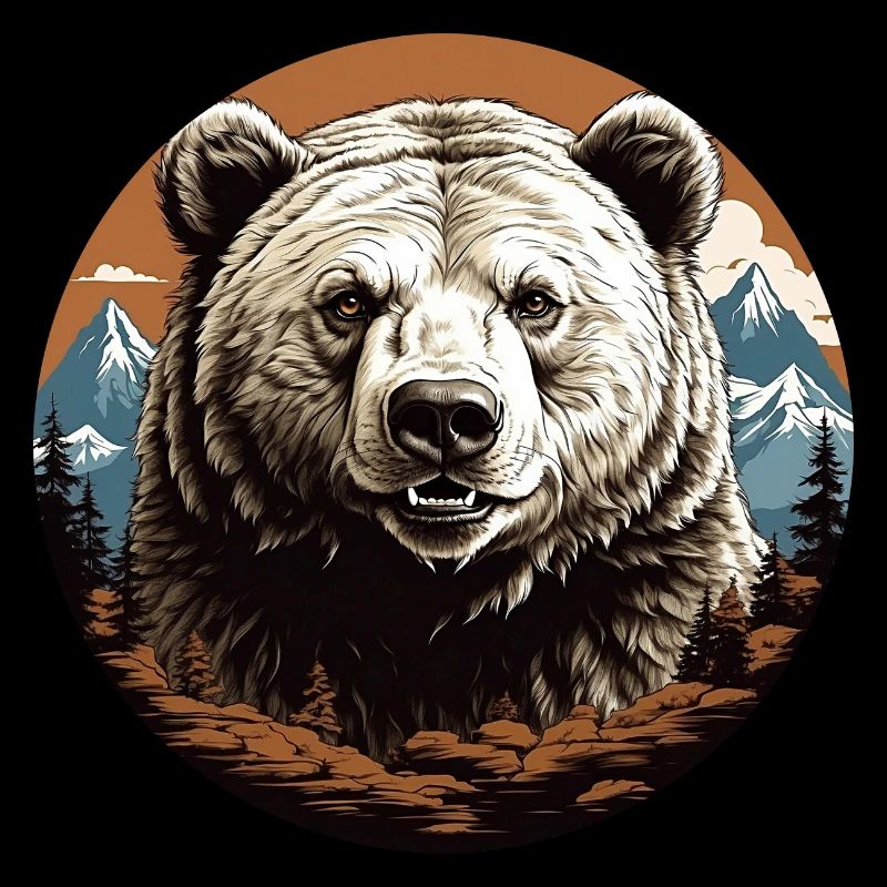 Bear Portrait: Grizzly Bear, Brown Bear, Kodiak Bear
