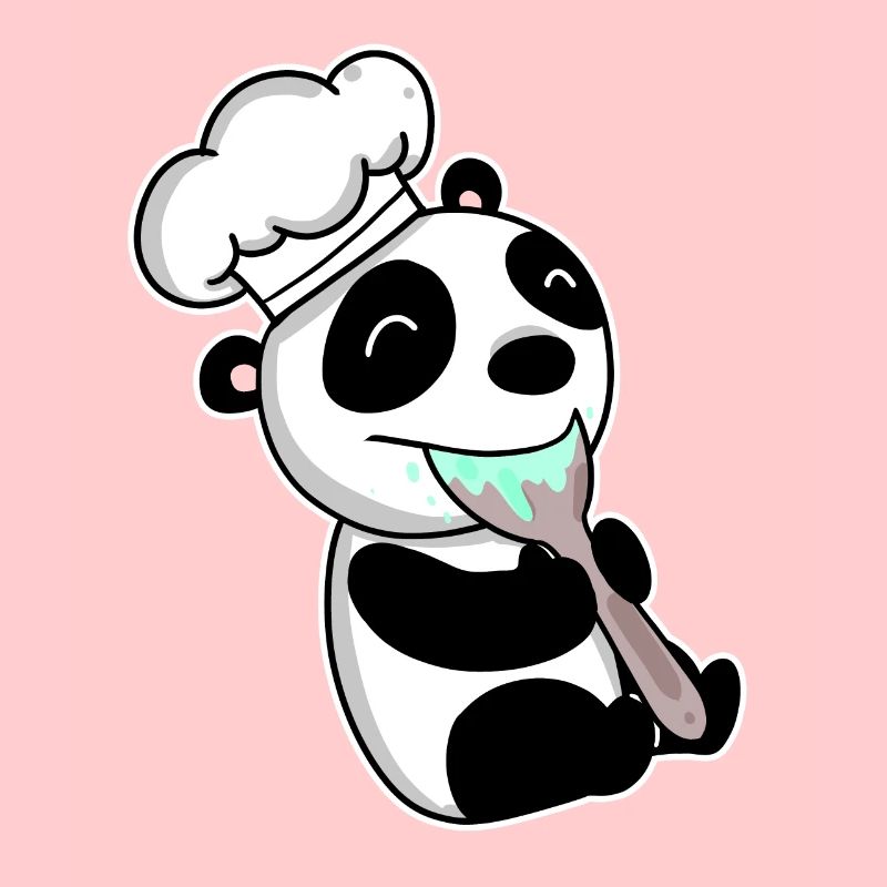 Panda bouillant bébé